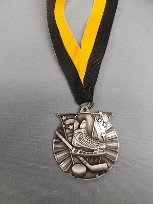 HOCKEY METAL MEDAL 60mm GOLD SILVER & BRONZE WITH FREE MEDAL RIBBON AM721