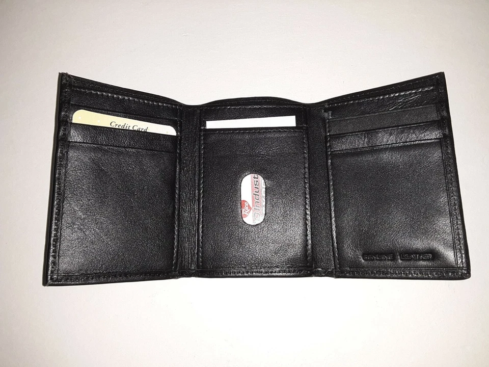 Carolina Hurricanes NHL Leather Embroidered Tri-fold Wallet - Image 2 of 3