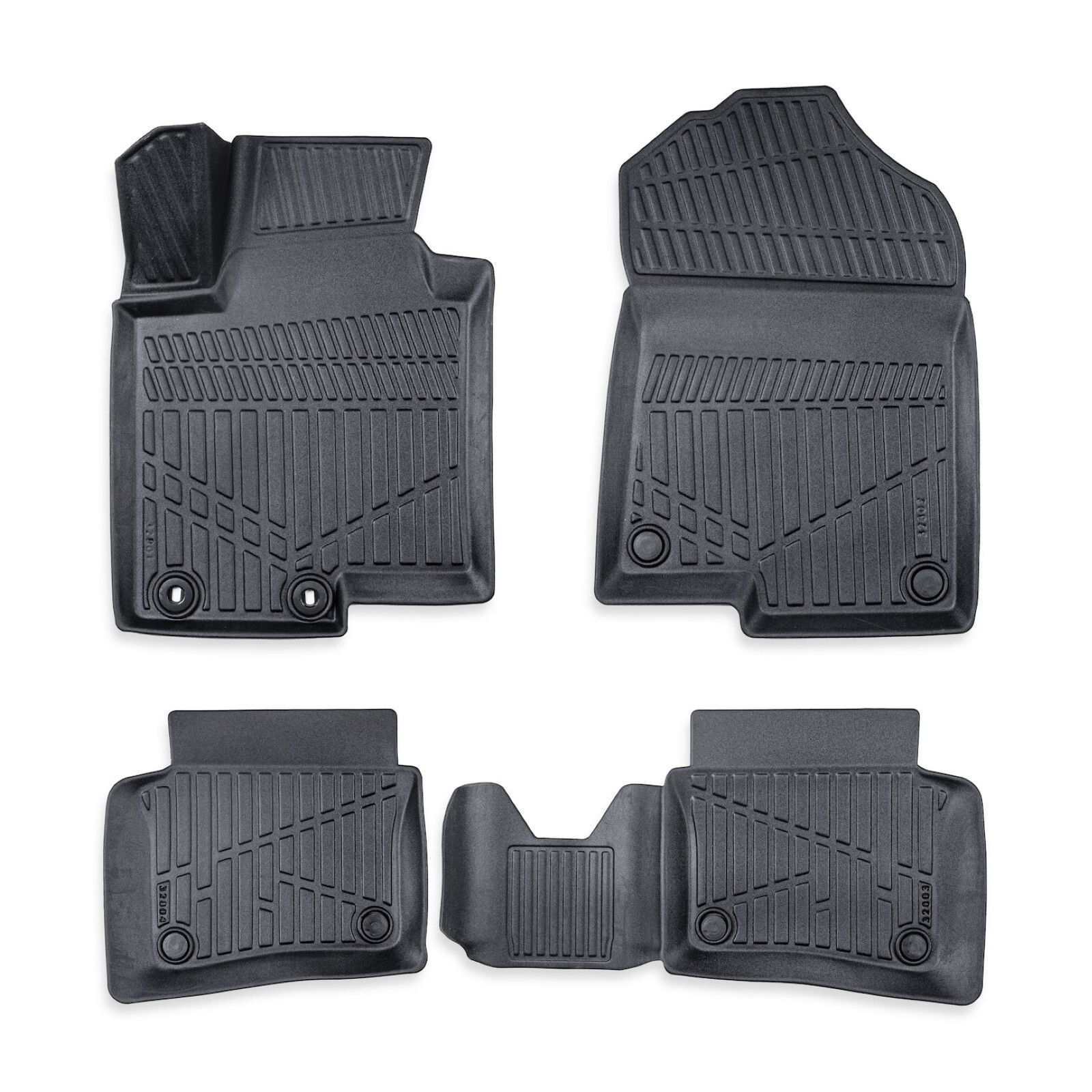 Tapis de sol en caoutchouc Hyundai i20 depuis 2021 auto 3D sur mesure