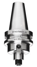 BT40 16mm 100mm GL Shell Face Mill Arbor Bal G6.3 @ 15,000 RPM  AD Coolant Thru