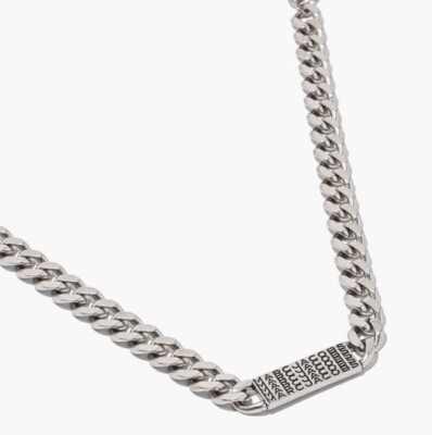 Marc Jacobs Heaven Barcode Monogram ID Chain Necklace | eBay Marc Jacobs Heaven Barcode Monogram ID Chain Necklace | eBay
