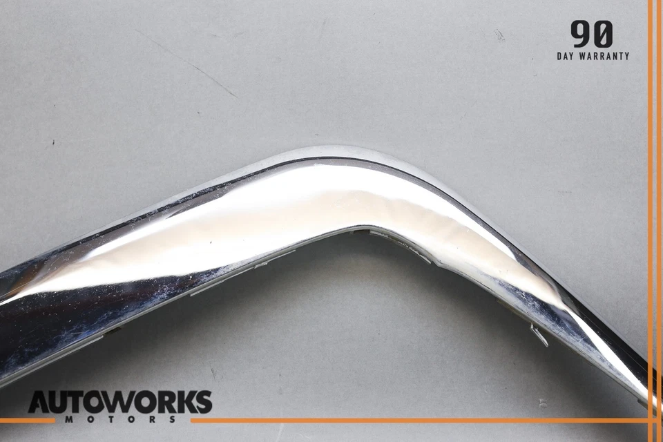 98-03 Jaguar XJ8 XJR VDP X308 parachoques delantero derecho hoja moldura cromo OEM Foto 3 de 4