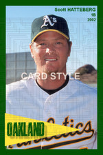 Scott Hatteberg - 2002 Oakland Athletics - choose a size - full color print