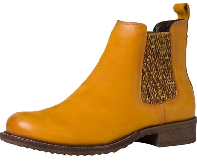 Tamaris Chelsea Ankle Boots Leather Womens Size US 11 EU 42