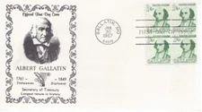 1279 1 1/4c ALBERT GALLATIN - 1st City of Gallatin