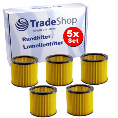 5x Patronen-Filter für Einhell YPL 1252 YPL N.G. 1500