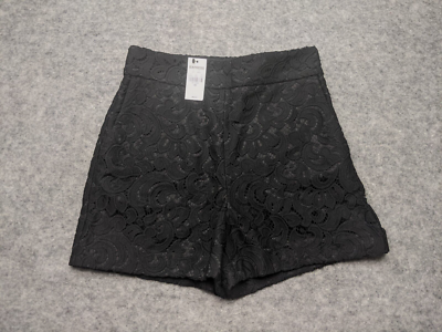 S jersey shorts lace BLACK② New Express Lace Shorts Womens 00 Black Lace Overlaying Liner
