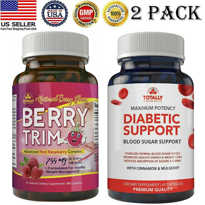 Red Raspberry 799mg Weight Management & Mulberry Glucose Balance Support 60 Caps