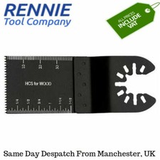 35mm Wood Cutter Saw Blades fits Dewalt Stanley Oscillating Multi tool - Bulk