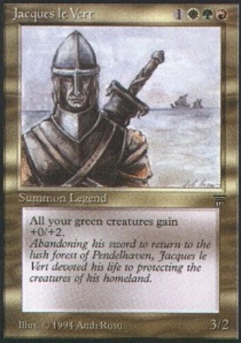 MTG Jacques le Vert, NM-Mint, English Legends