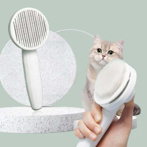 Cat Comb Hair Removal Pet Magic One Click Floating - Afbeelding 1 van 7