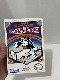 Monopoly Nintendo NES - No Manual - W/ Poster Inserts Parker Brothers Authentic