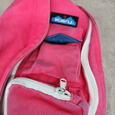 Kavu Bag Womens 16x10.5x4 Pink Mini Rope Shoulder Kavu Bag Womens 16x10.5x4 Pink Mini Rope Shoulder | eBay main image 3