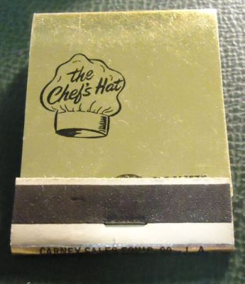 Matchbook - The Chef's Hat South El Monte CA FULL