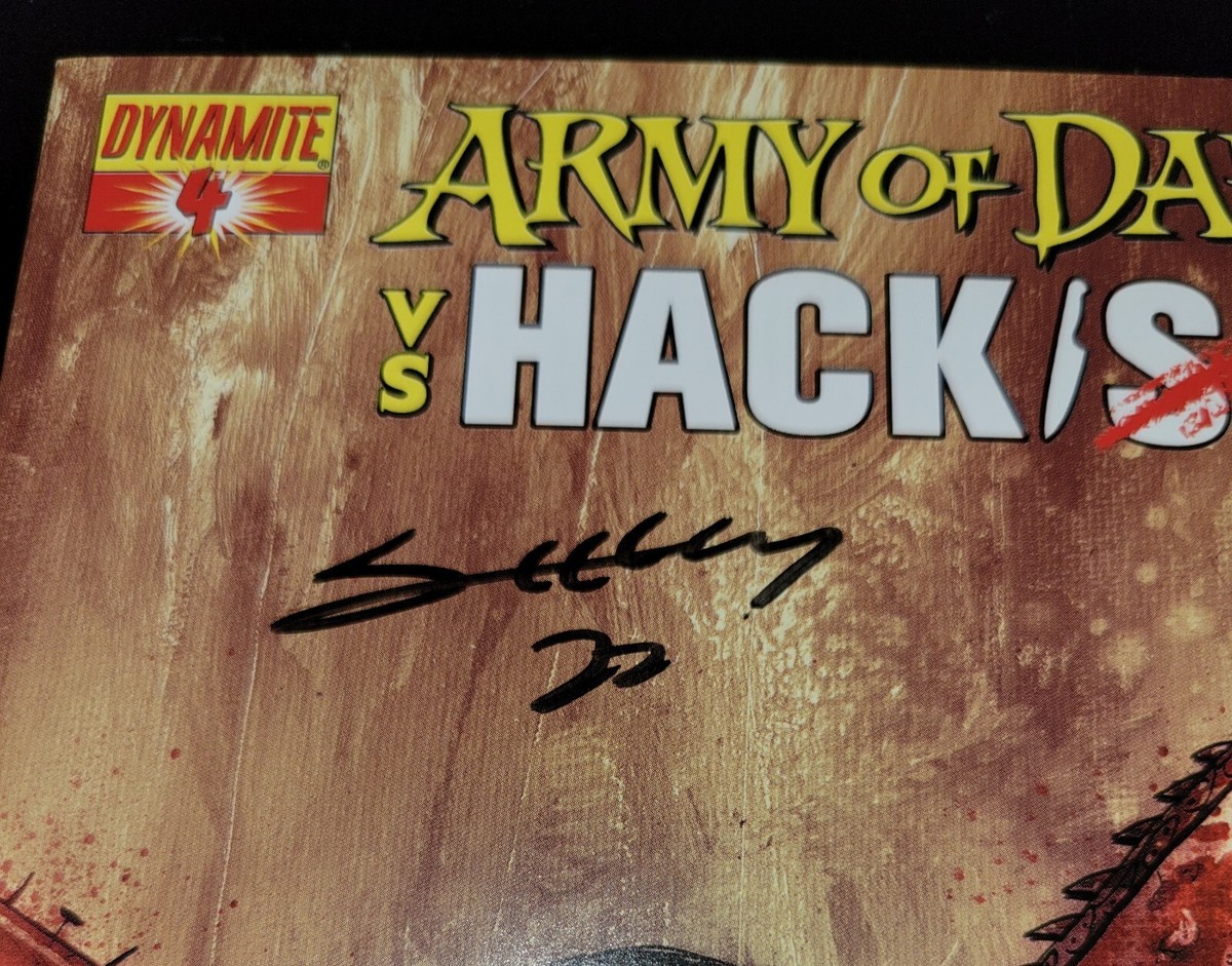 Army Of Darkness Vs Hack Slash #4 - Signed By Tim Seeley & Ben