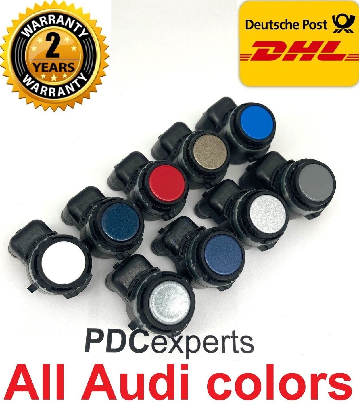 OEM Parking sensor 5Q0919275C PDC Audi A1 A3 A4 A5 A6 A7 A8 All Colors Available