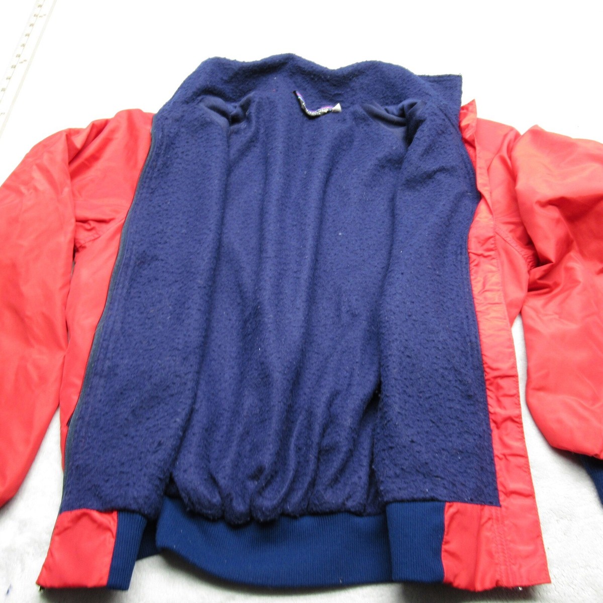 Vintage Patagonia Shelled Synchilla Jacket Women Small Red Lined