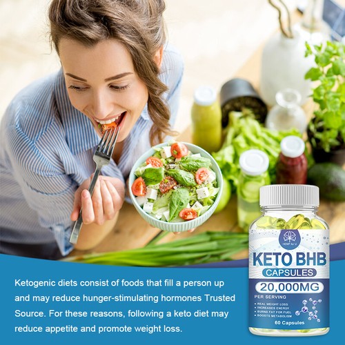 Best KETO BHB Diet Pills Ketogenic ACV Weight Loss Fat Burner,Detox 60 Gummies - Picture 13 of 19