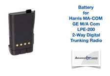 Harris MA-COM GE M/A Com LPE-200 2-Way Digital Trunking Radio Battery