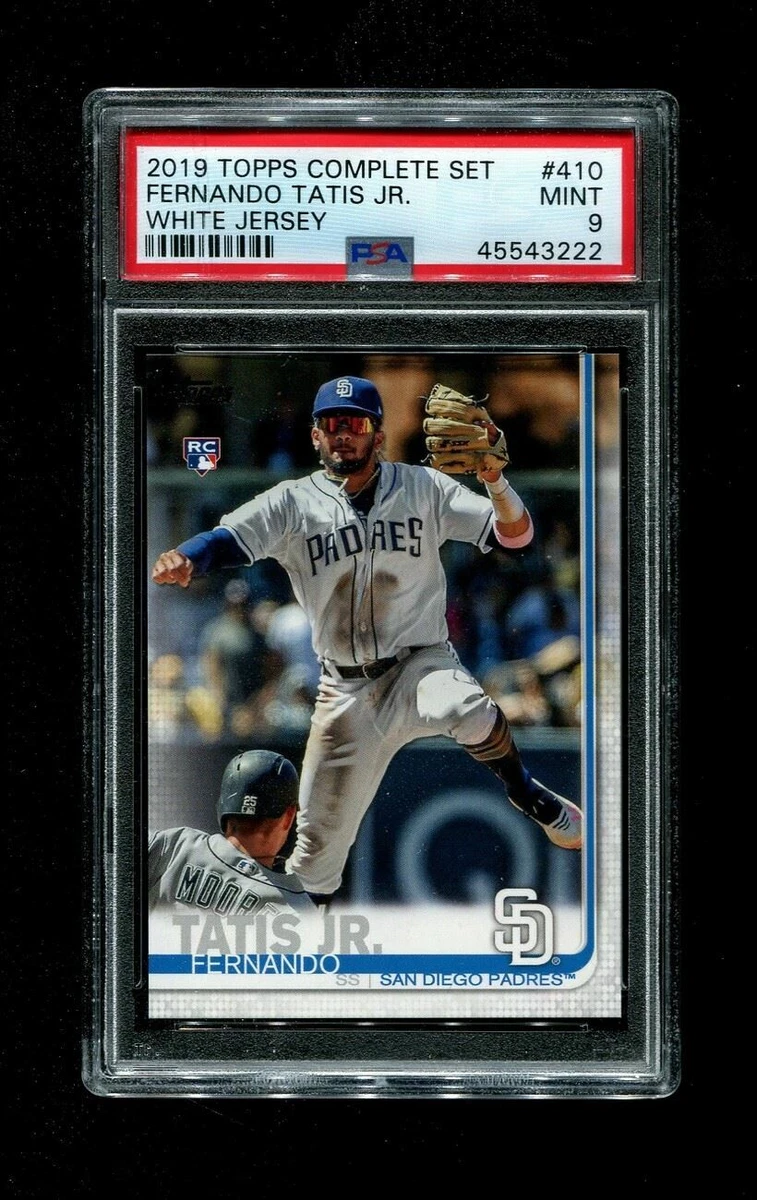 2019 FERNANDO TATIS JR. TOPPS 410 WHITE JERSEY ROOKIE PSA 9 eBay