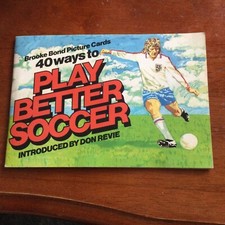 PLAY BETTER SOCCER - Vintage Brooke Bond Tea Cards In Album - incomplete