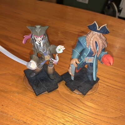 2 Disney Infinity Pirates of the Caribbean Jack Sparrow lot | eBay
