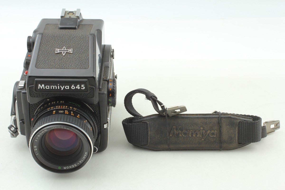 美品 Mamiya マミヤ M645 1000S 80mm F2.8 #7728 Mamiya M645 1000s Medium Format film camera with 80mm f2.8