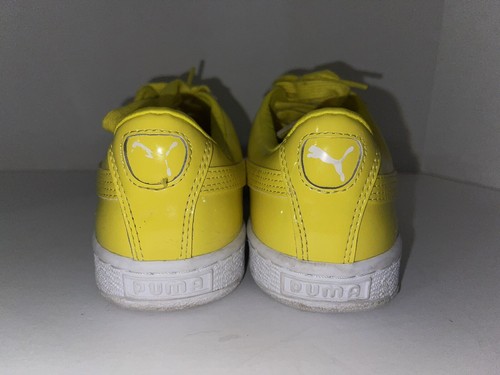 Zapatos Puma Para Hombre Talla 7 Cesta Mate y Amarillo Brillante Tenis Prendas para el torso bajas con cordones - Imagen 5 de 8