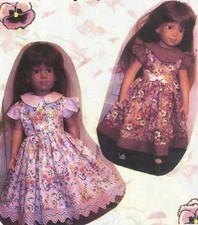 DRESS PATTERN Sewing PATTERN fits 17" 18" American Girl dolls AG