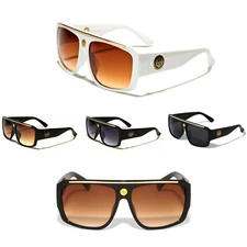 Sunglasses for Men Women Kleo Fashion Designer Flat Top Square Aviator Shades