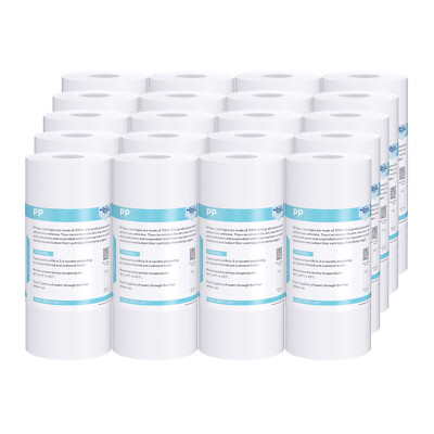 10''x4.5'' Big Blue PP Sediment Water Filter Replacement Whole House 1-20 Pack 5μm