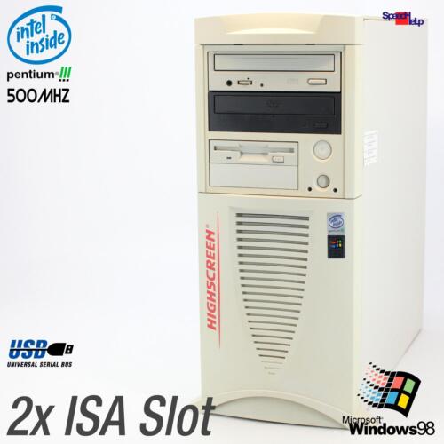 2x ISA SLOT COMPUTER SIEMENS SCENIC D1107 HIGHSCREEN PC RS-232 PARALLEL PENTIUM - Bild 1 von 7