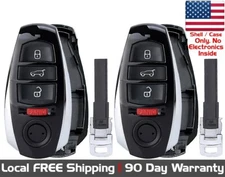 2x New Replacement Key Fob Remote SHELL / CASE For Select Volkswagen Touareg