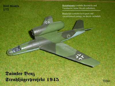 Daimler Benz Strahljägerprojekt 1945     1/72 Bird Models Bausatz / resin kit