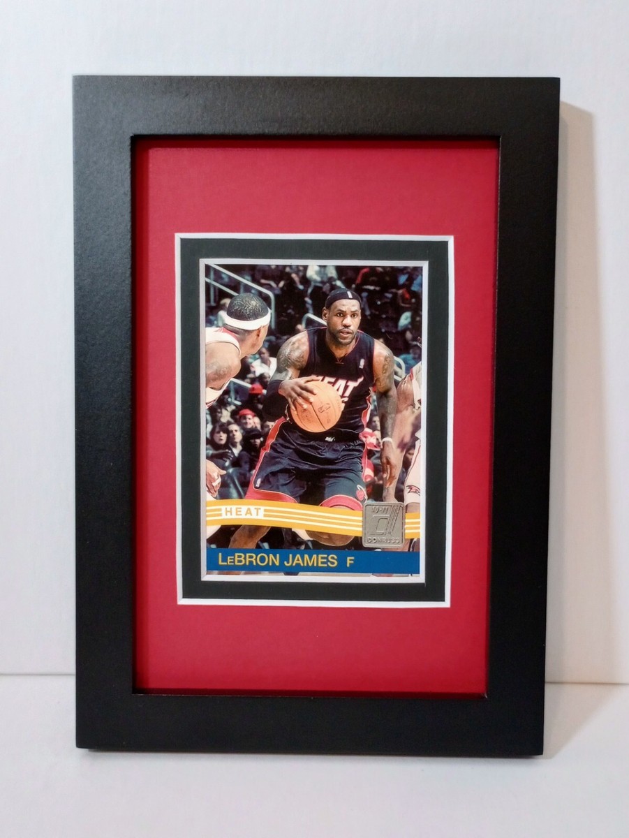 lebron james miami heat basketball card