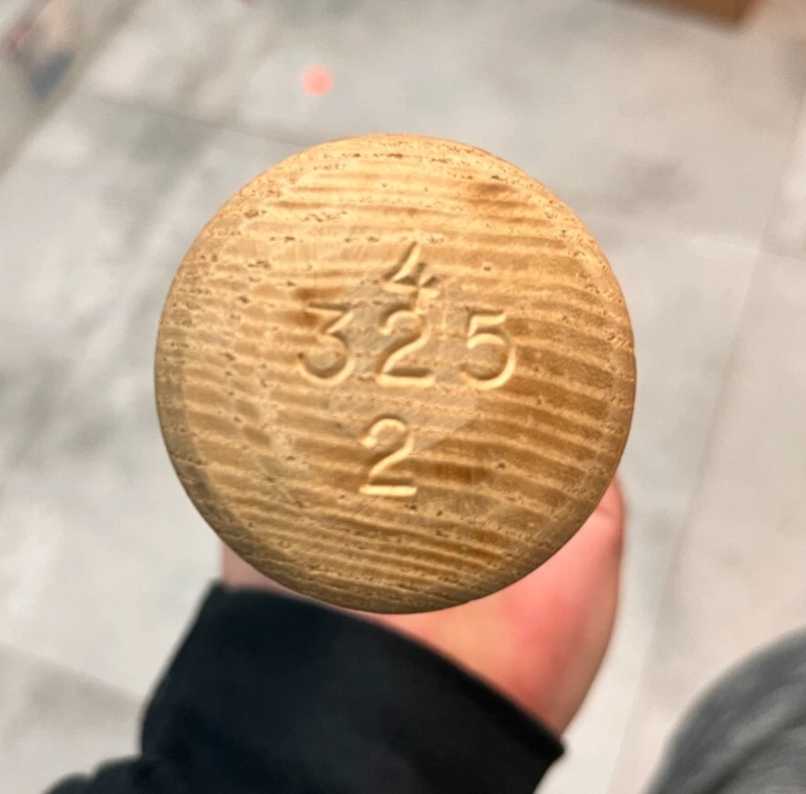 Laynce Nix Texas Rangers Hand Signed Autographed Full Size Black Mighty Bat AA - Image 4 of 4