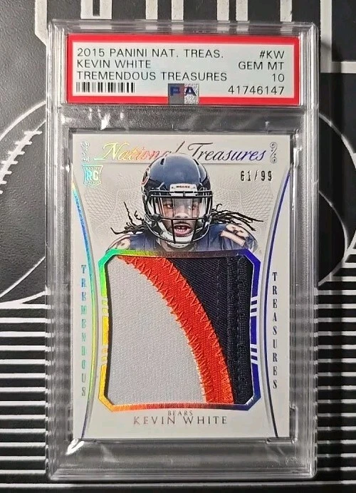 Kevin White Panini National Treasures Tremendous Treasures #KW Base