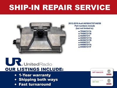 REPAIR SERVICE ON LANE ASSIST CAMERA 2012-2018 AUDI A6/S6/A7/S7/A8/S8 4G0907217A