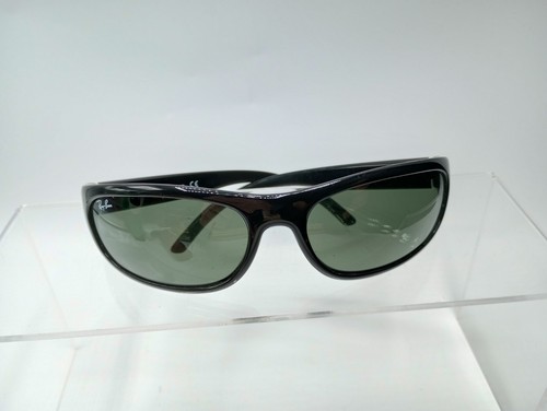 Occhiali da sole vintage Ray-Ban Italy RB 4033 601 3N nero opaco full rim e custodia - Foto 3 di 11