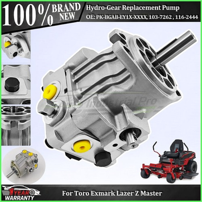 #ad #ad NEW Hydro Gear Pump PK BGAB EY1X XXXX For Exmark Lawn Mowers 103 7262 116 2444 $471.05
