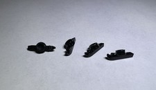 Lego Lote De 4 Patines De Hielo Negros Patín Nueva Ciudad Minifigura