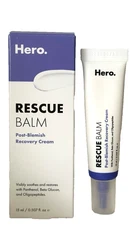 Hero Rescue Balm Post-Blemish Recovery Cream .507 oz Exp. 8/1/25  - A20