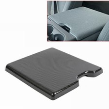 Carbon Fiber Console Armest Covers For F150f250f350f450 2021 W Bench Seat