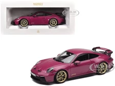 2021 PORSCHE 911 GT3 RUBY STAR NEO 1/18 DIECAST MODEL CAR BY NOREV 187381