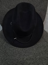 Stratton Self-Forming Sheriff Dress Felt Uniform Hat--Size 5 5/8--Black
