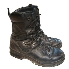 Altberg Defender Style Patrol Boots Black Leather Alt-Berg Size UK 8 Military