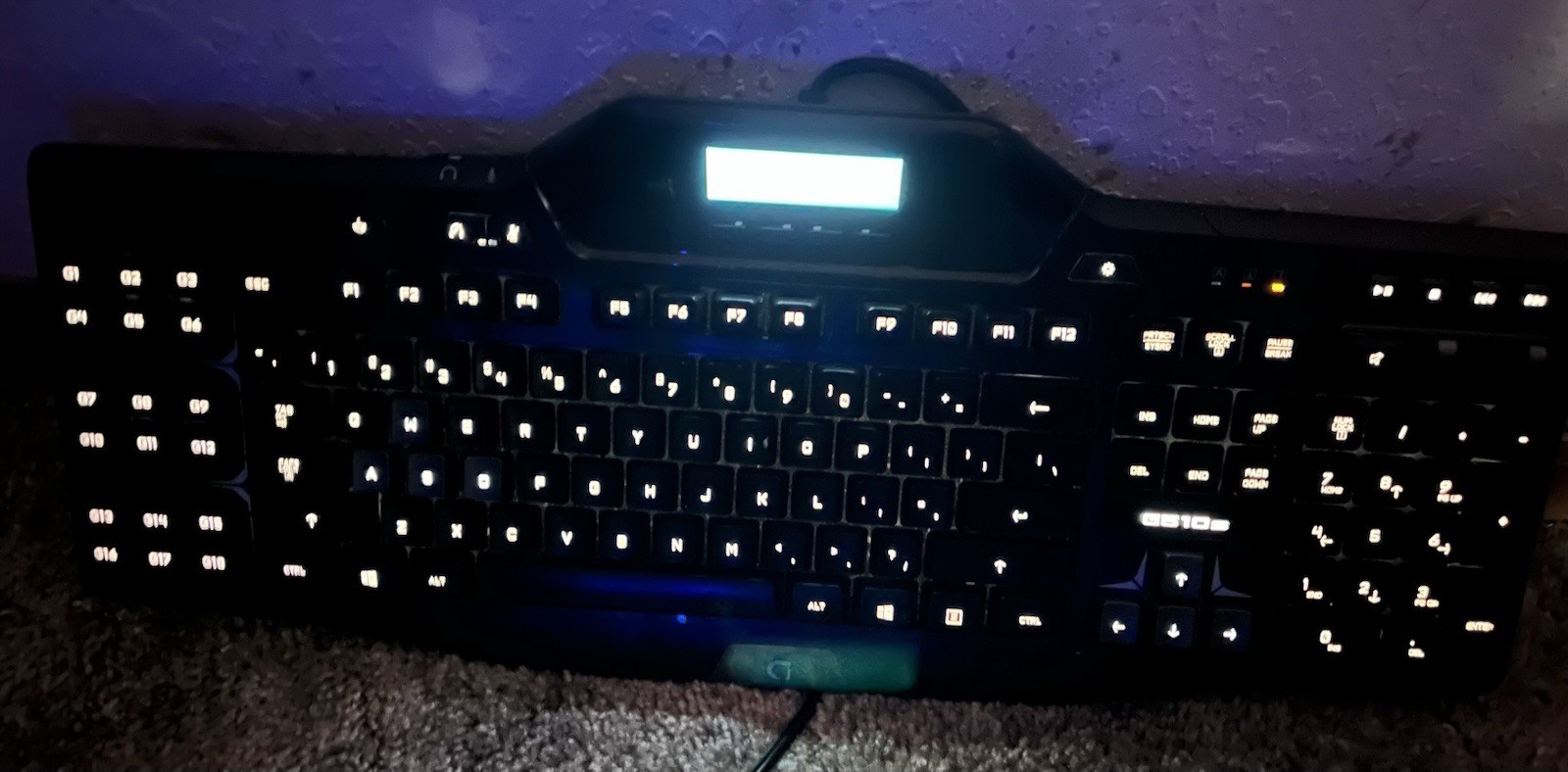 Logitech G510s Wired Gaming Keyboard LED USB BLACK, Clean