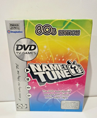 Name That Tune DVD Brettspiel 80er Edition Parker Games, Brandneu Versiegelt
