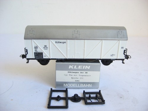DB284* Klein Modell H0 3201 Kühlwagen der DB mit Trapezdach OVP | Zustand: Gebraucht