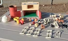 Vtg 1980s Fisher Price Family Play Farm 915 Little People Barn Silo Complete